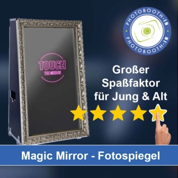 In Schömberg (Landkreis Calw) einen Magic Mirror Fotospiegel mieten
