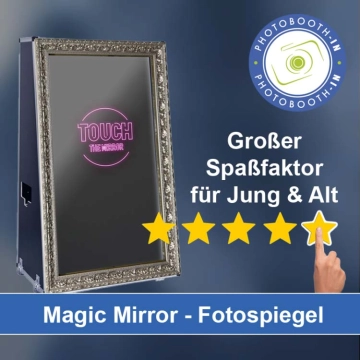 In Schönau (Odenwald) einen Magic Mirror Fotospiegel mieten