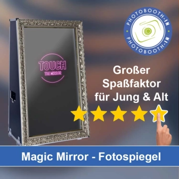 In Schöneck (Hessen) einen Magic Mirror Fotospiegel mieten