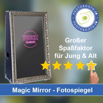 In Schöneck (Vogtland) einen Magic Mirror Fotospiegel mieten