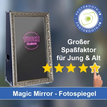 In Schönefeld einen Magic Mirror Fotospiegel mieten