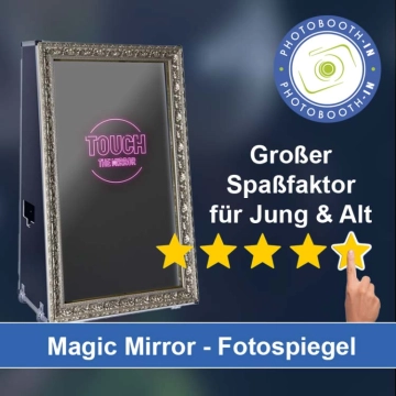 In Schöningen einen Magic Mirror Fotospiegel mieten
