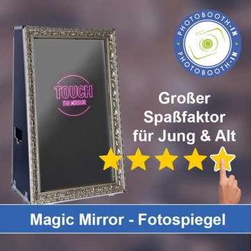 In Schöntal einen Magic Mirror Fotospiegel mieten
