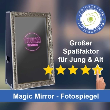 In Schondorf am Ammersee einen Magic Mirror Fotospiegel mieten