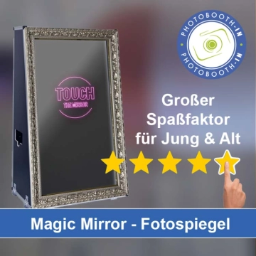In Schonungen einen Magic Mirror Fotospiegel mieten