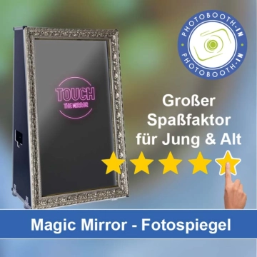 In Schriesheim einen Magic Mirror Fotospiegel mieten