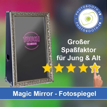 In Schrozberg einen Magic Mirror Fotospiegel mieten