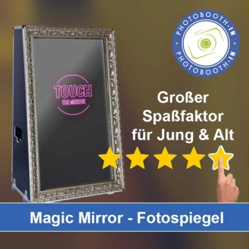 In Schwabach einen Magic Mirror Fotospiegel mieten
