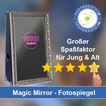 In Schwalbach (Saar) einen Magic Mirror Fotospiegel mieten