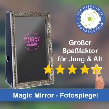 In Schwalmstadt einen Magic Mirror Fotospiegel mieten