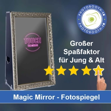 In Schwalmtal (Niederrhein) einen Magic Mirror Fotospiegel mieten
