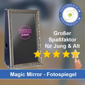 In Schwarzenbach an der Saale einen Magic Mirror Fotospiegel mieten