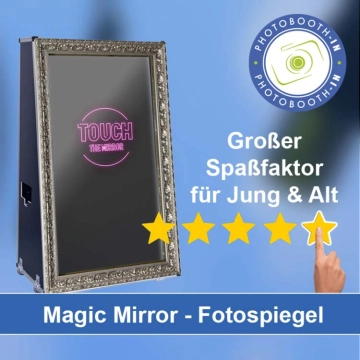 In Schwarzenbek einen Magic Mirror Fotospiegel mieten