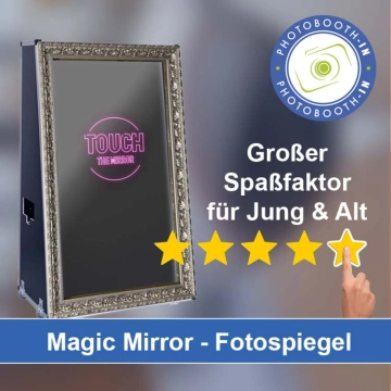 In Schwarzenbruck einen Magic Mirror Fotospiegel mieten