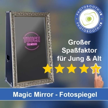 In Schwedt/Oder einen Magic Mirror Fotospiegel mieten