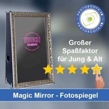 In Schweinfurt einen Magic Mirror Fotospiegel mieten