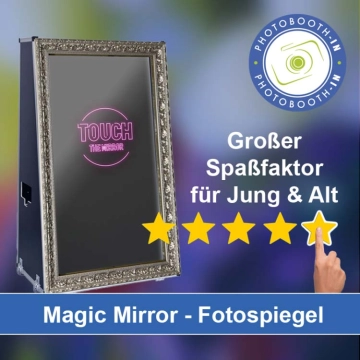 In Schweitenkirchen einen Magic Mirror Fotospiegel mieten
