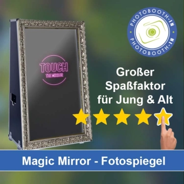 In Schwerte einen Magic Mirror Fotospiegel mieten