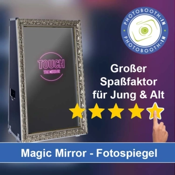 In Sebnitz einen Magic Mirror Fotospiegel mieten