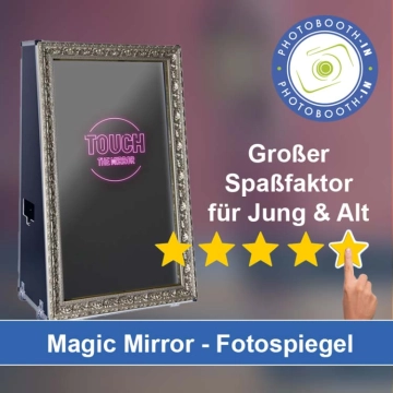 In Seckach einen Magic Mirror Fotospiegel mieten