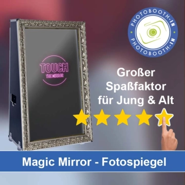 In Seeheim-Jugenheim einen Magic Mirror Fotospiegel mieten