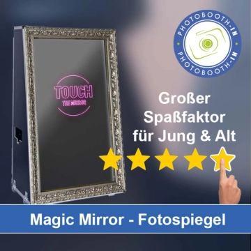 In Selsingen einen Magic Mirror Fotospiegel mieten