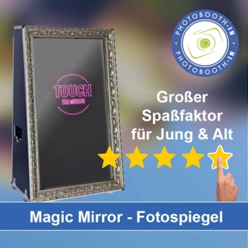 In Senftenberg einen Magic Mirror Fotospiegel mieten