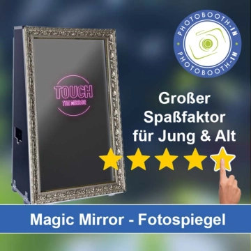 In Seßlach einen Magic Mirror Fotospiegel mieten