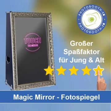 In Seubersdorf in der Oberpfalz einen Magic Mirror Fotospiegel mieten
