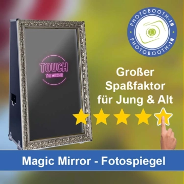 In Seukendorf einen Magic Mirror Fotospiegel mieten