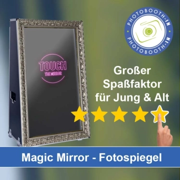 In Siegburg einen Magic Mirror Fotospiegel mieten