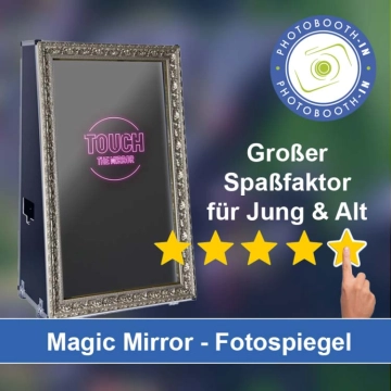 In Siegen einen Magic Mirror Fotospiegel mieten
