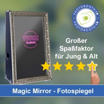 In Siegsdorf einen Magic Mirror Fotospiegel mieten