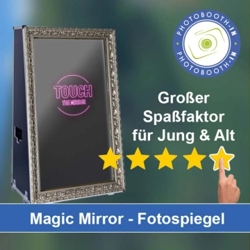 In Simmerath einen Magic Mirror Fotospiegel mieten