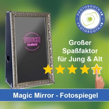 In Sörup einen Magic Mirror Fotospiegel mieten