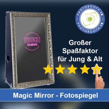 In Spraitbach einen Magic Mirror Fotospiegel mieten