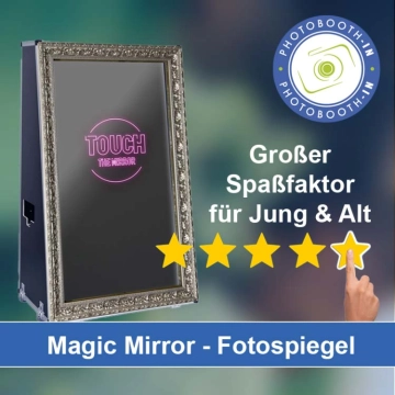 In Spremberg einen Magic Mirror Fotospiegel mieten