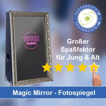 In Stadtallendorf einen Magic Mirror Fotospiegel mieten