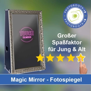 In Stahnsdorf einen Magic Mirror Fotospiegel mieten
