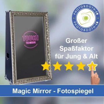 In Stammham bei Ingolstadt einen Magic Mirror Fotospiegel mieten