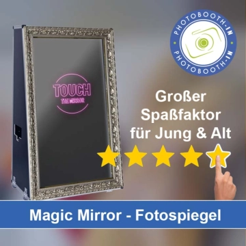 In Staufenberg (Hessen) einen Magic Mirror Fotospiegel mieten