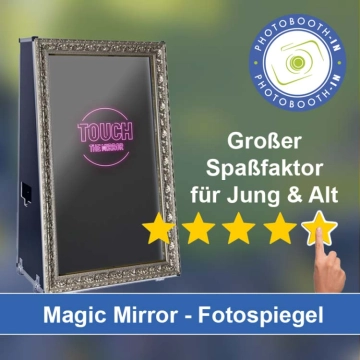 In Stegaurach einen Magic Mirror Fotospiegel mieten