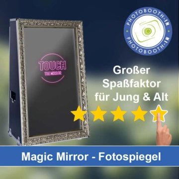 In Steinbach-Hallenberg einen Magic Mirror Fotospiegel mieten