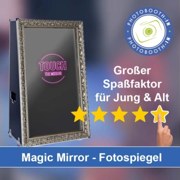 In Steinheim einen Magic Mirror Fotospiegel mieten