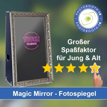 In Stemwede einen Magic Mirror Fotospiegel mieten