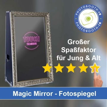 In Sternberg einen Magic Mirror Fotospiegel mieten