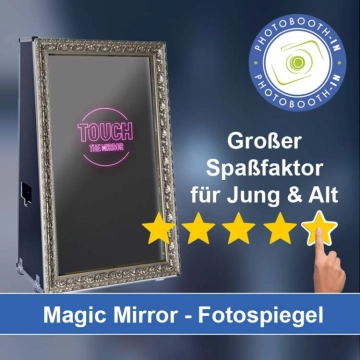 In Stimpfach einen Magic Mirror Fotospiegel mieten