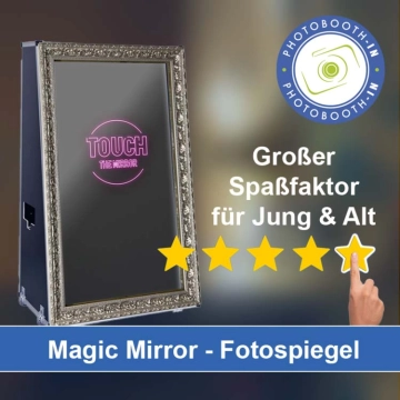 In Stockstadt am Main einen Magic Mirror Fotospiegel mieten