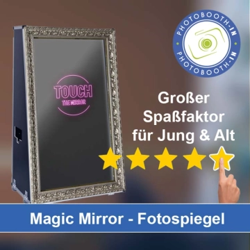 In Stockstadt am Rhein einen Magic Mirror Fotospiegel mieten