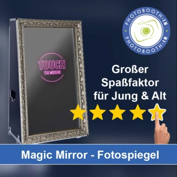 In Stollberg-Erzgebirge einen Magic Mirror Fotospiegel mieten